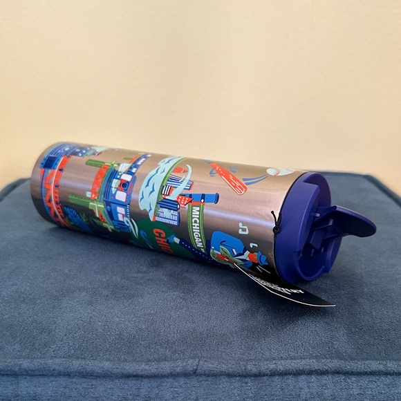 Starbucks Chicago Discovery Series Tumbler with Blue and Green Accents - Picture 4 of 5